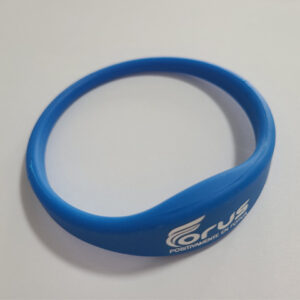 13.56MHZ Thin-diameter silicone wristband Mifare Plus EV2 2k
