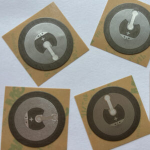 Wet Inlay NFC Ferrite Tags Round 30mm for Metal-Substrate Applications