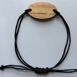 Custom Logo Wood RFID Wristband with Mifare Desfire EV3 2k Chip Premium Entry Control