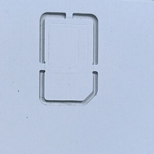 Blank White SIM Card Contact IC Card Smart Card