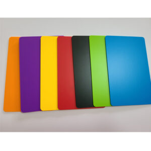 Multi Color Blank Matte Solid Color PVC NFC RFID Card 13.56MHz for Access Control & Membership